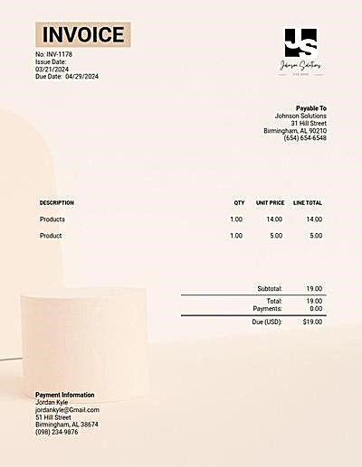 Template: Medical Records Invoice Templates