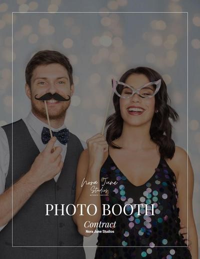 Photo booth contract template