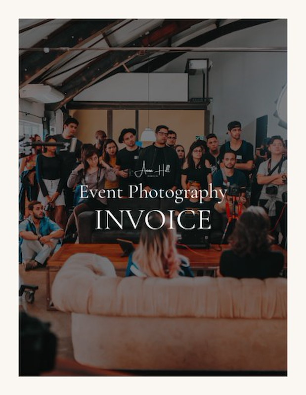 Invoice cover page