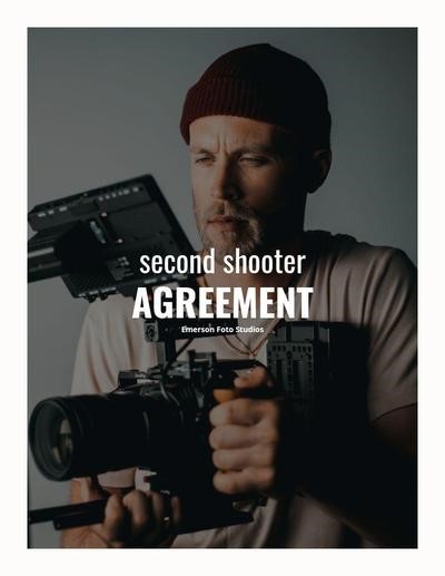 Second shooter contract template