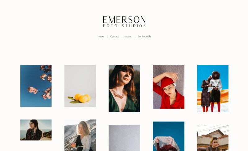 Photography form template example