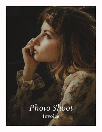 Photo shoot invoice template