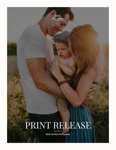 Print release template